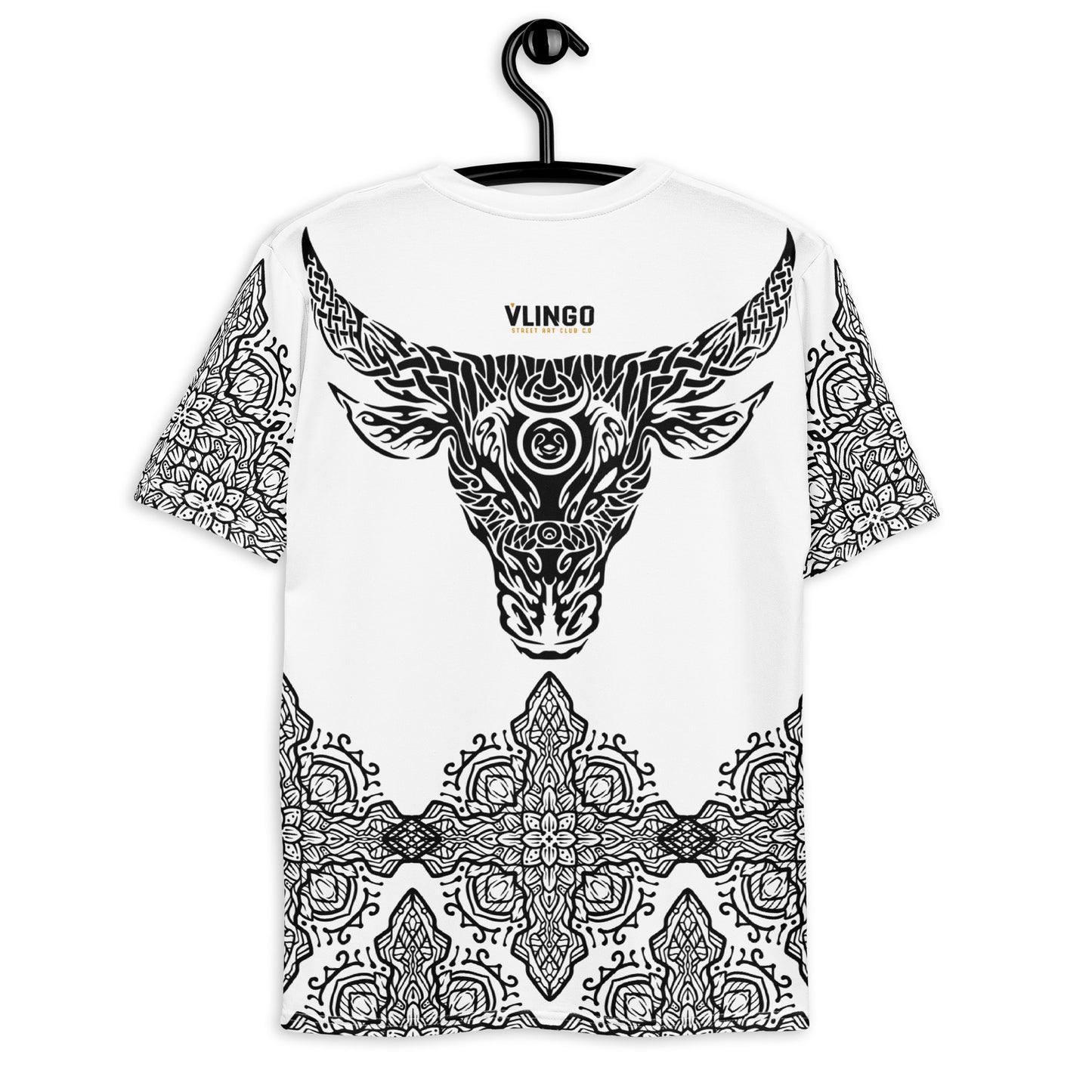 Men's Majestic Bull Mandala T-Shirt