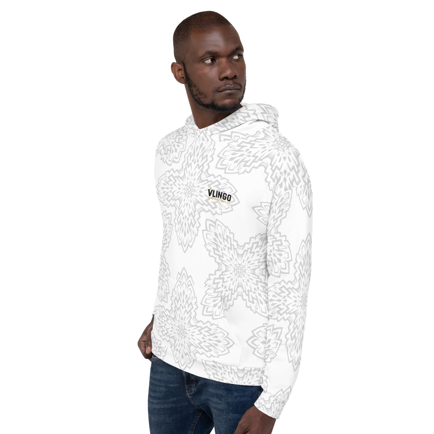 Men's Hoodie - Melodic Blossom