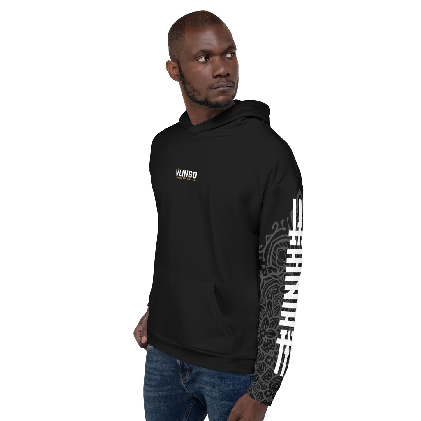 Men's Hoodie - Good Vibes Chameleon