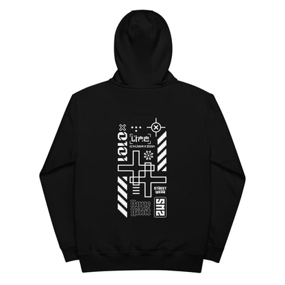 Mens Premium eco hoodie - Black Side