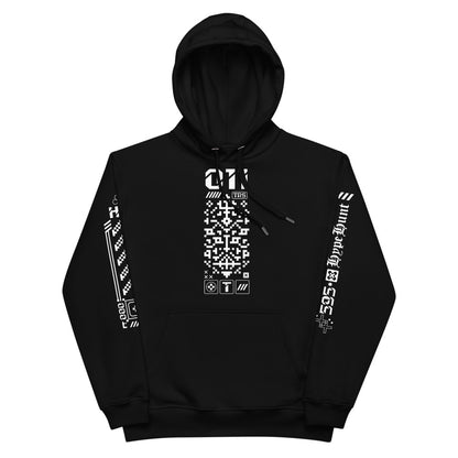 Mens Premium eco hoodie - Black Side