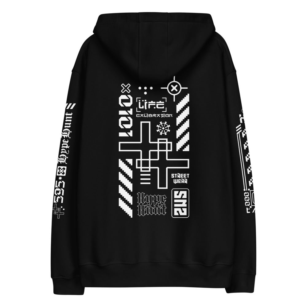 Mens Premium eco hoodie - Black Side