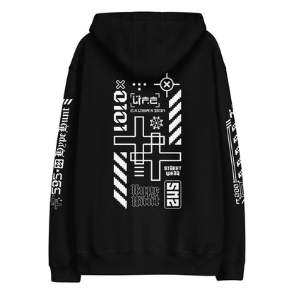 Mens Premium eco hoodie - Black Side