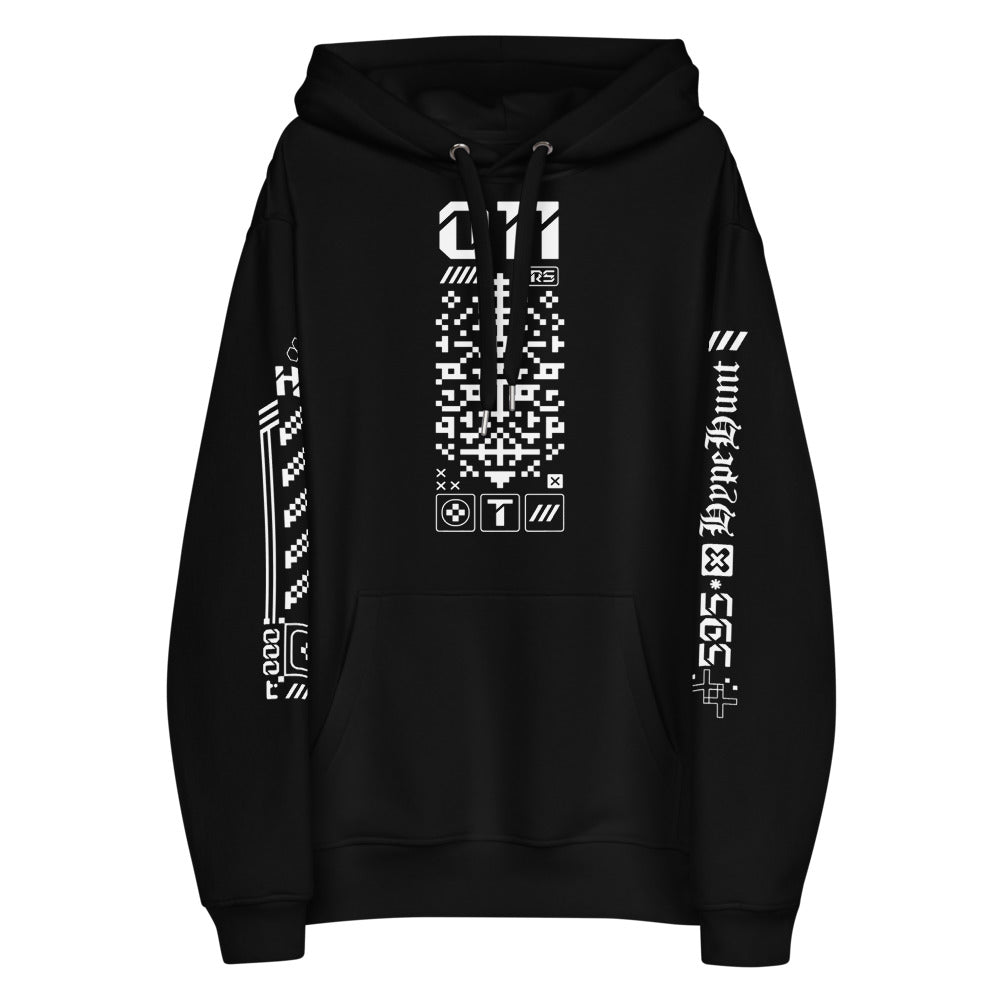 Mens Premium eco hoodie - Black Side