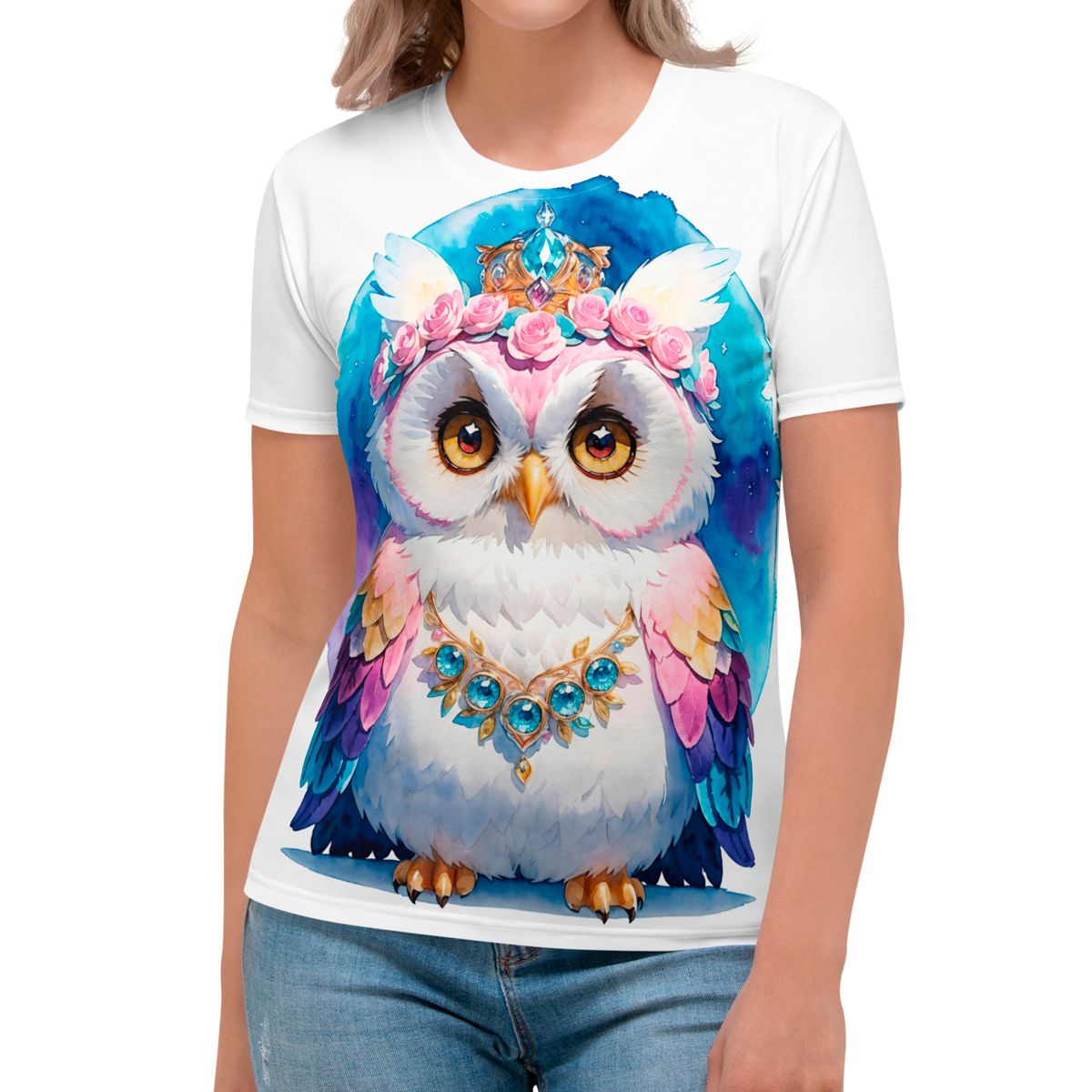 Women's Enchanted Owl Monarch T-Shirt