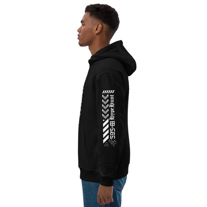 Mens Premium eco hoodie - Black Side