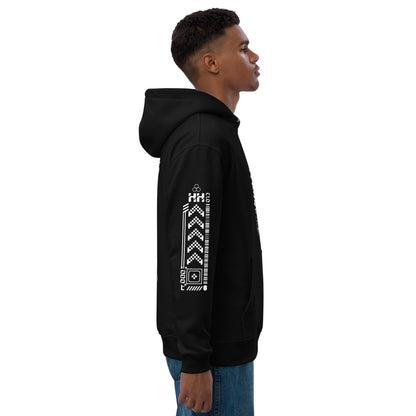 Mens Premium eco hoodie - Black Side
