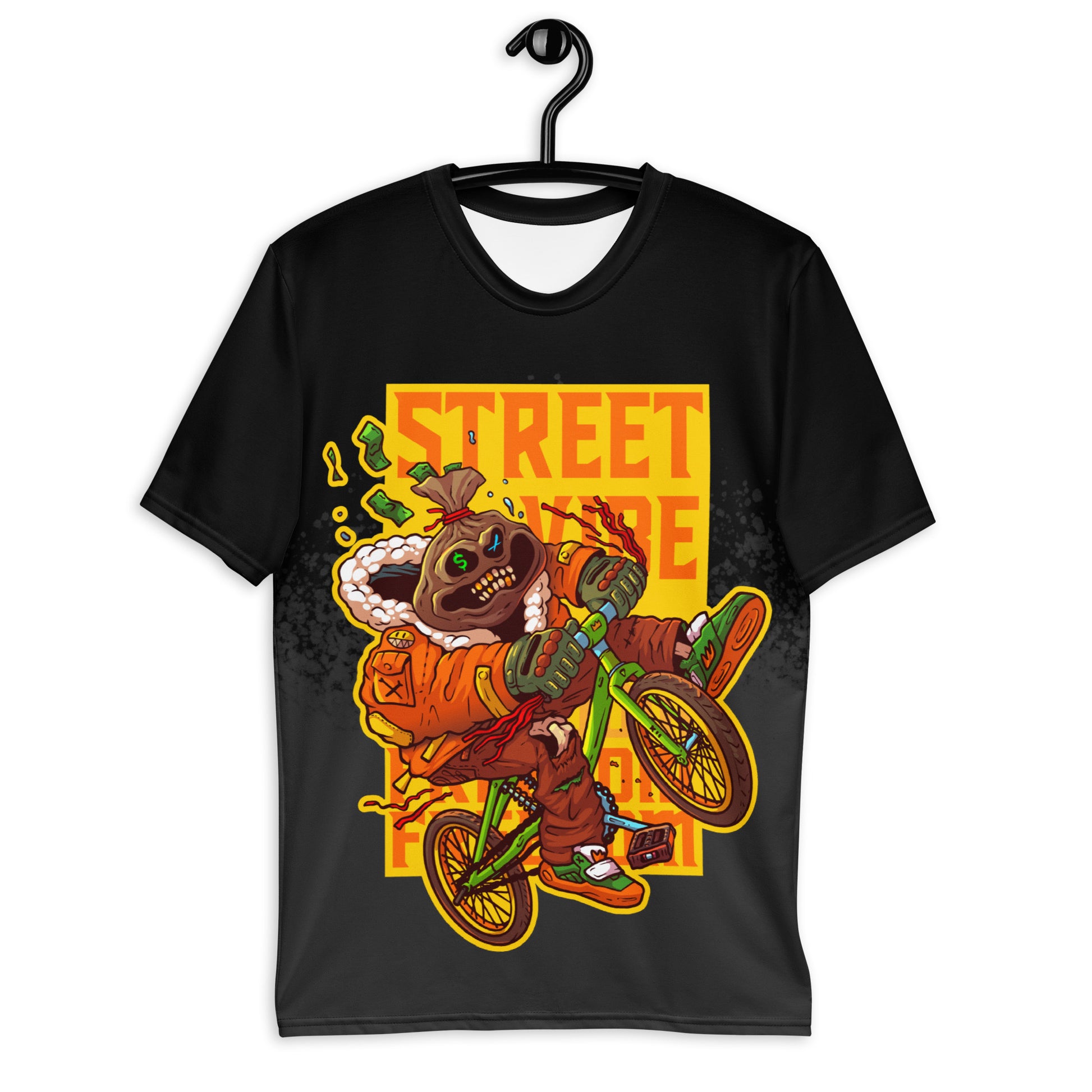 Urban Rhythm Men's T-Shirt with BMX Graphic