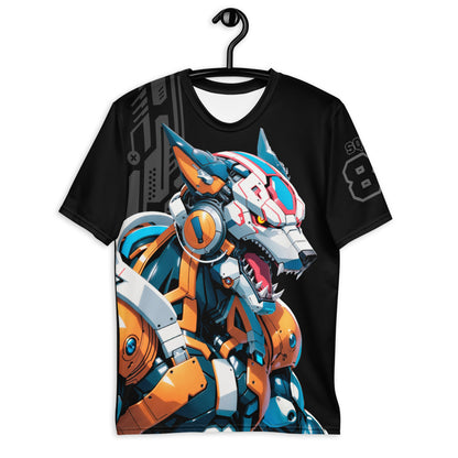 Robotic Wolf Mechanical Predator T-Shirt Design