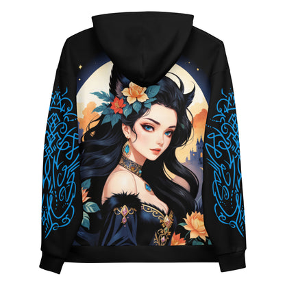 Men's Hoodie - Enchanted Night Floral