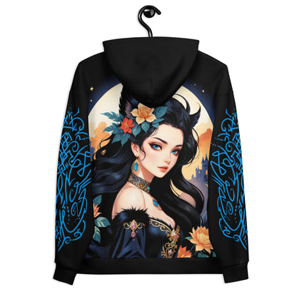 Men's Hoodie - Enchanted Night Floral