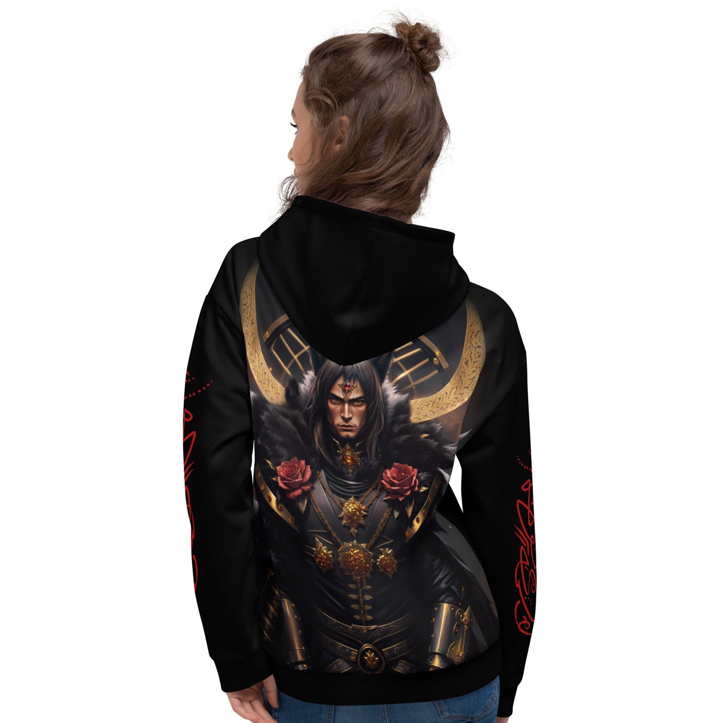 Women's Dark Warrior Gothic Hoodie