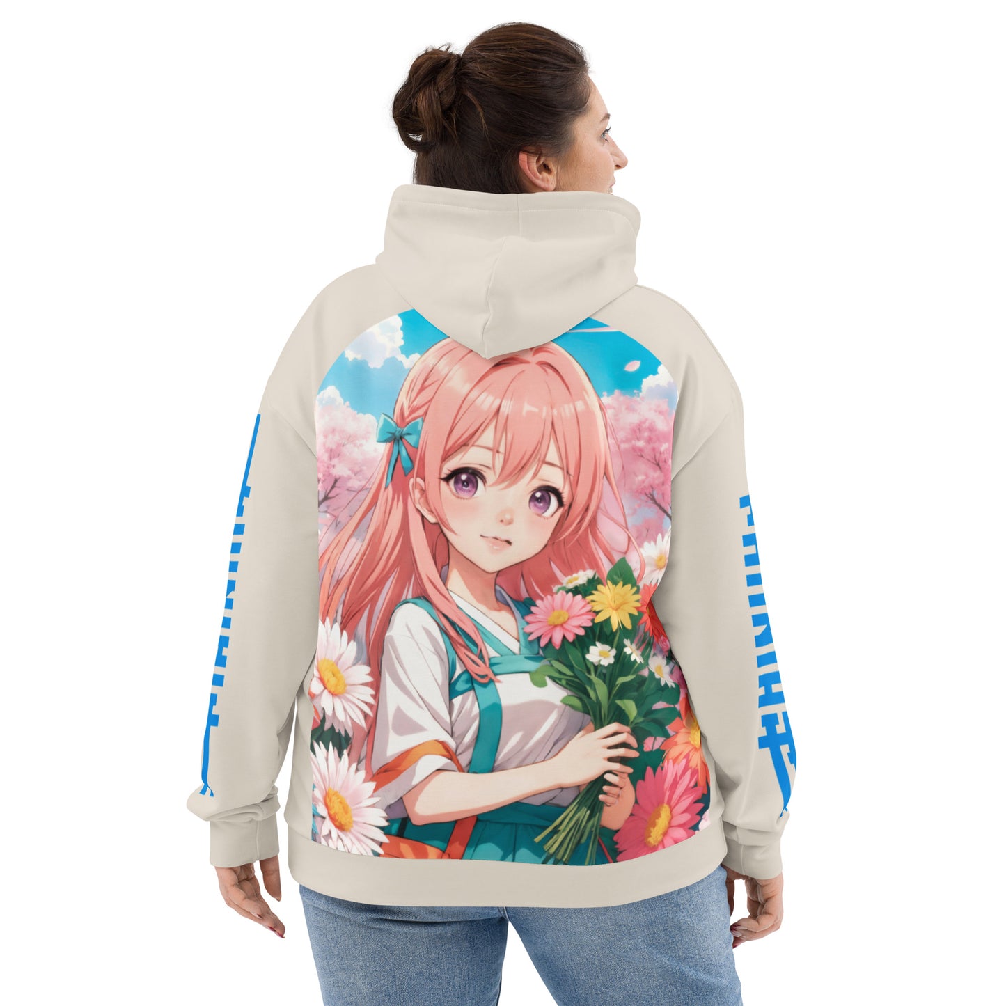 Women's Spring Blossom Anime Hoodie