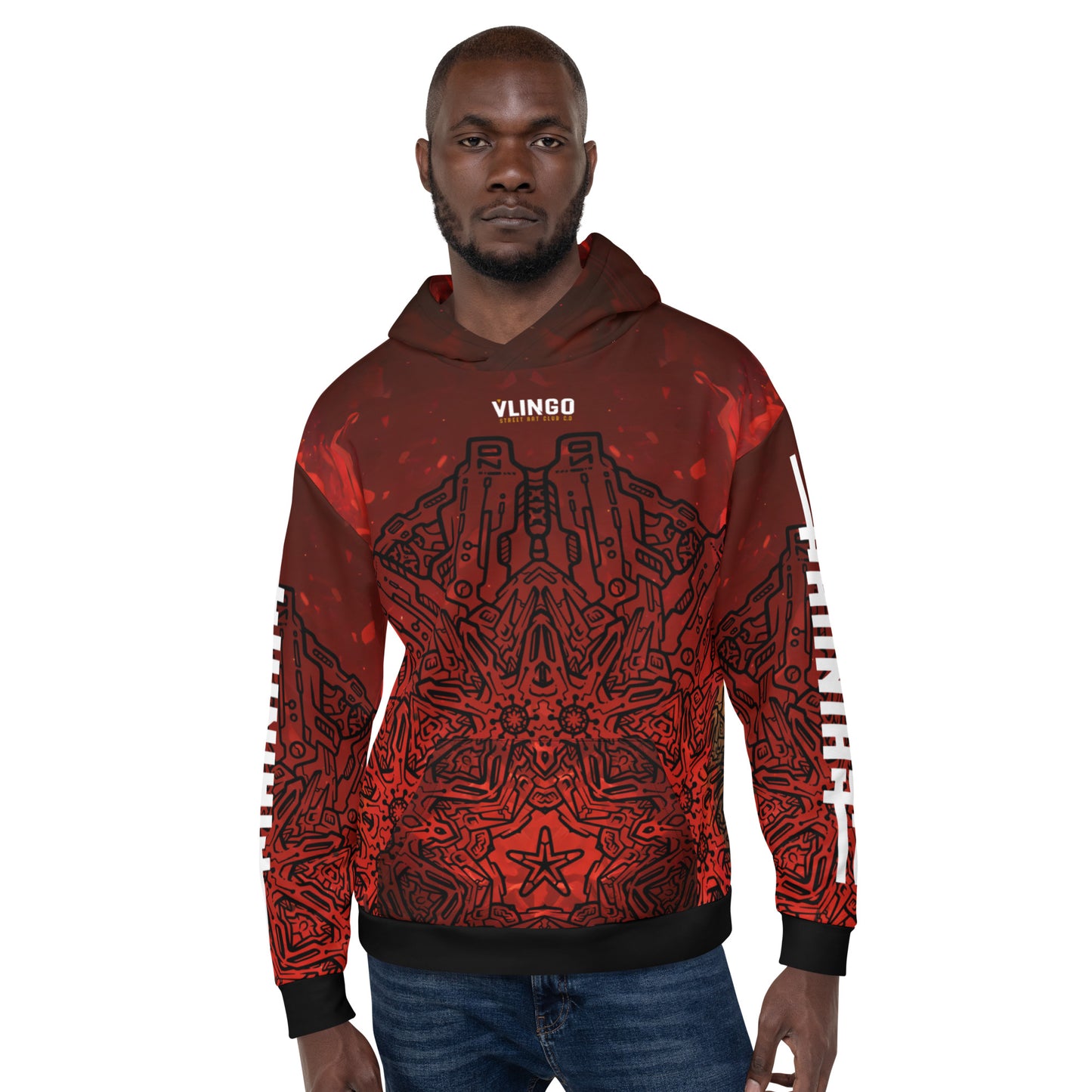 Men's Hoodie - Fiery Sovereign