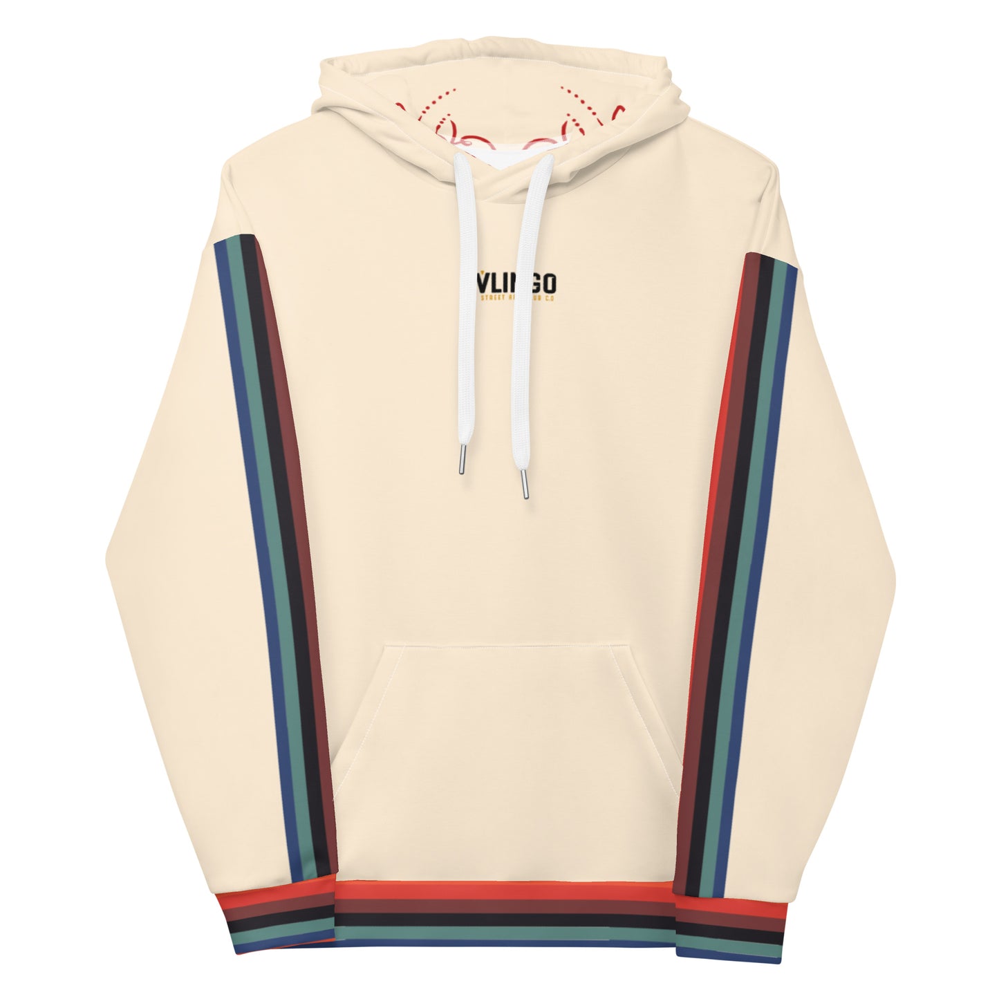 Men's Hoodie - Geometric Bear Art