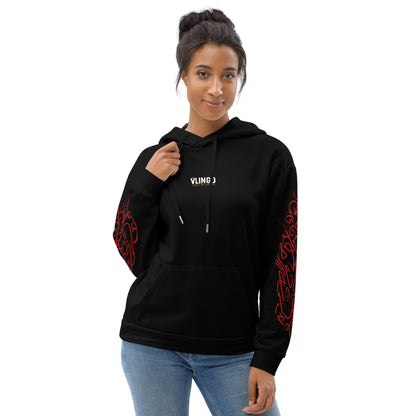 Women's Dark Warrior Gothic Hoodie