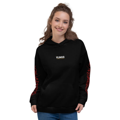 Women's Dark Warrior Gothic Hoodie