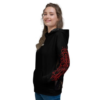Women's Dark Warrior Gothic Hoodie
