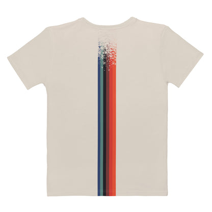 Women's Geometric Bear Art T-Shirt