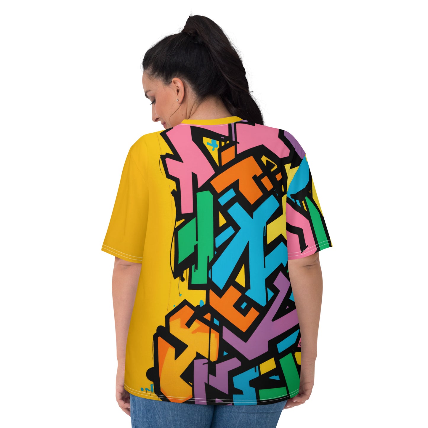 Women's "Graffiti Splash" Graphic T-Shirt