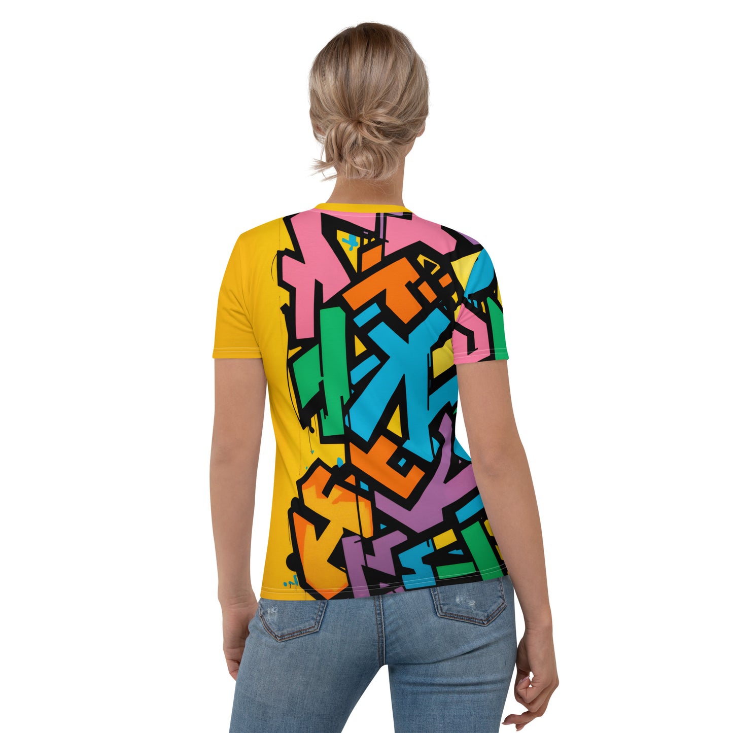 Women's "Graffiti Splash" Graphic T-Shirt