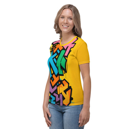 Women's "Graffiti Splash" Graphic T-Shirt