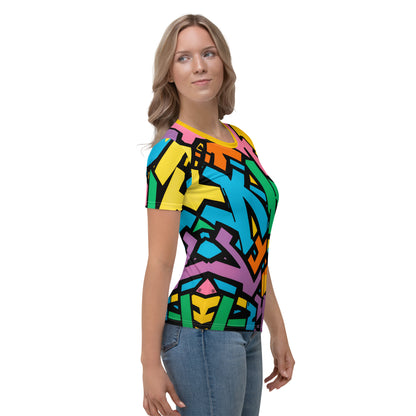 Women's "Graffiti Splash" Graphic T-Shirt