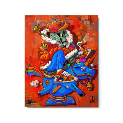 Metal print 16'x20' - I have a unicorn