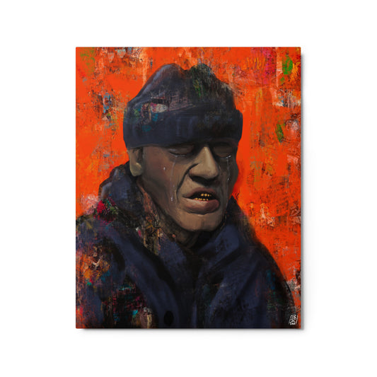 Metal print 16'x20' - Сrying child inside