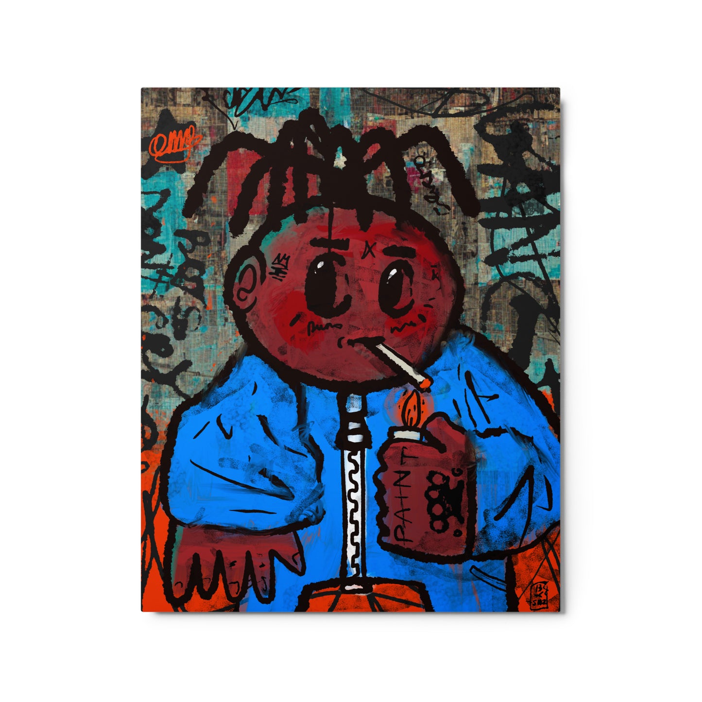 Metal print 16'x20' - Last cigarette