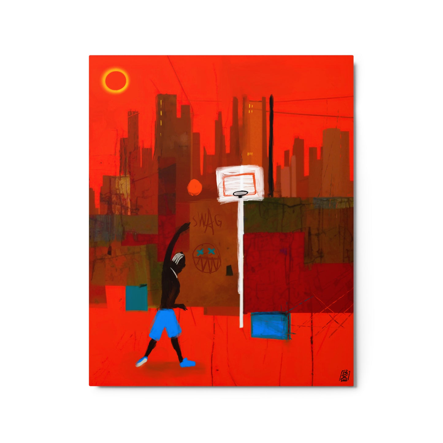 Metal print 16'x20' - Street Vibes