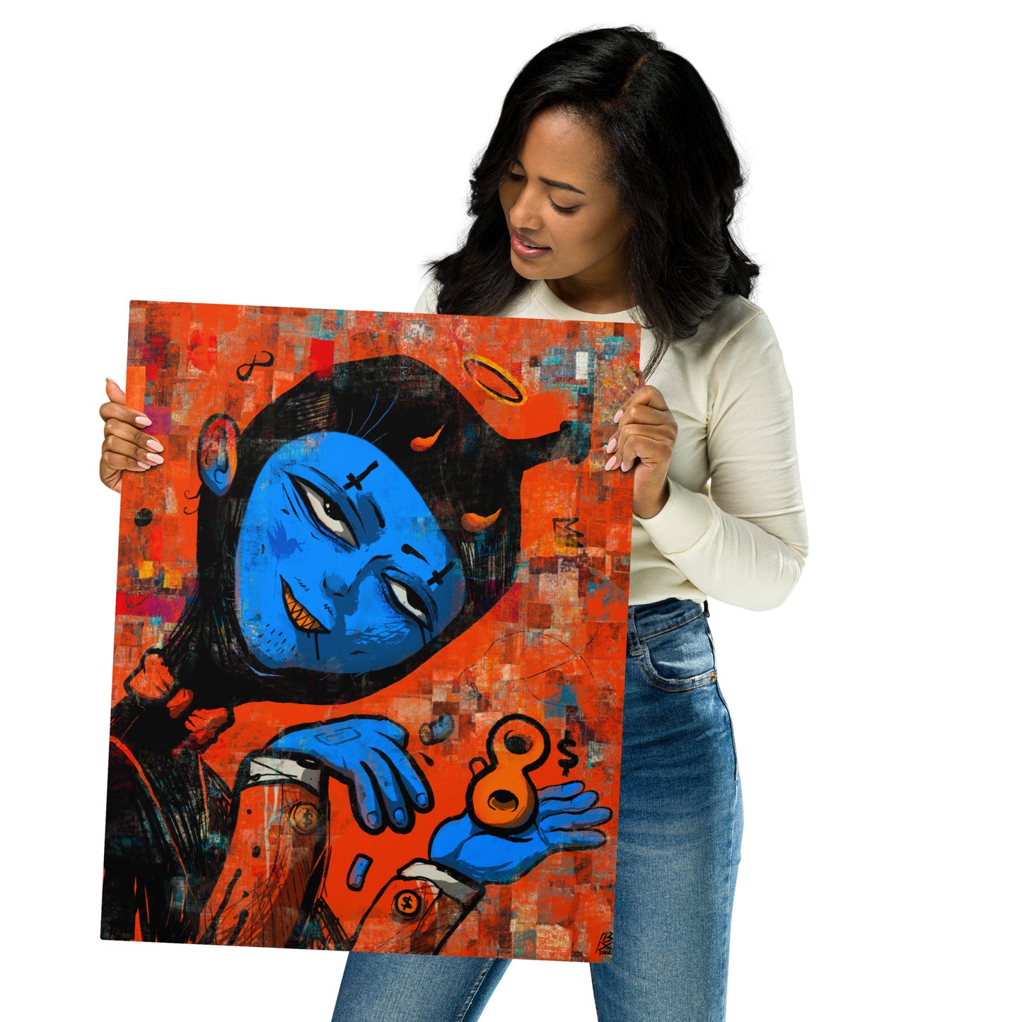 Metal print 16'x20' - Twitter - freedom of choice