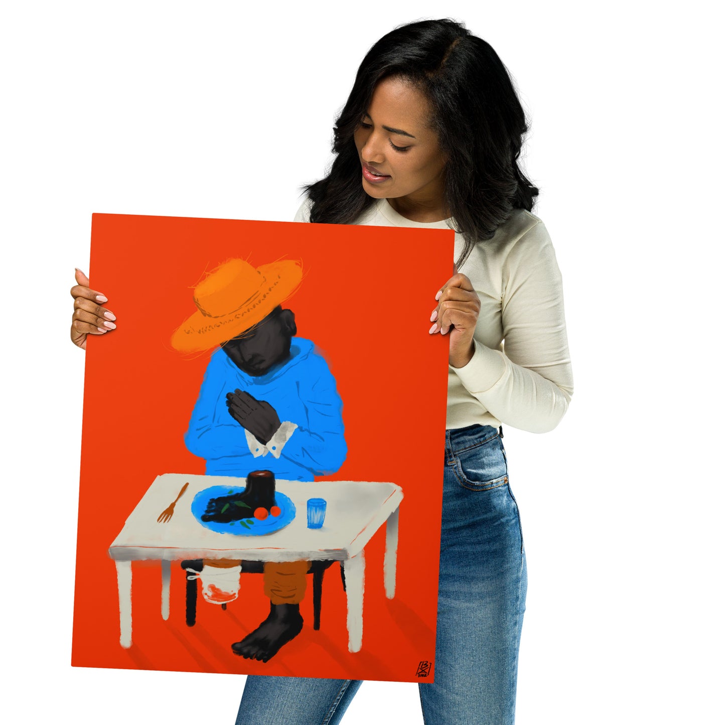 Metal print 16'x20' - Prayer / The Righteous Path