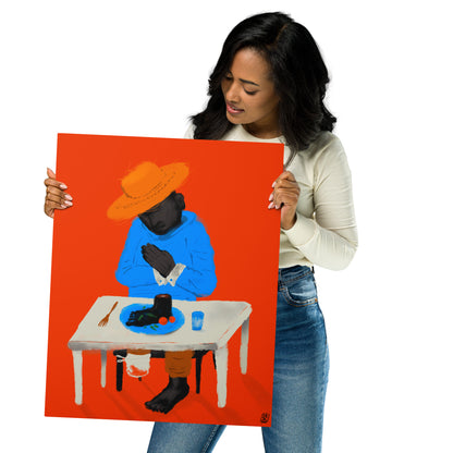 Metal print 16'x20' - Prayer / The Righteous Path