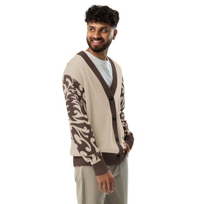 Knitted cardigan - Tattoo tiger